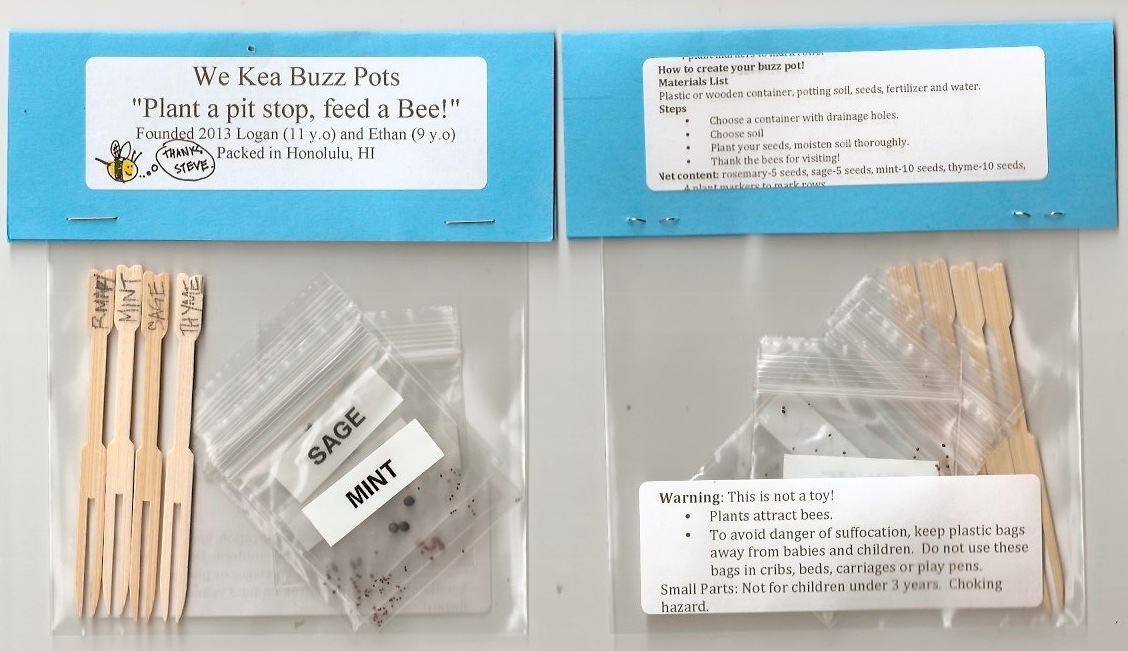 We Kea Buzz Pots save Hawaii Bees