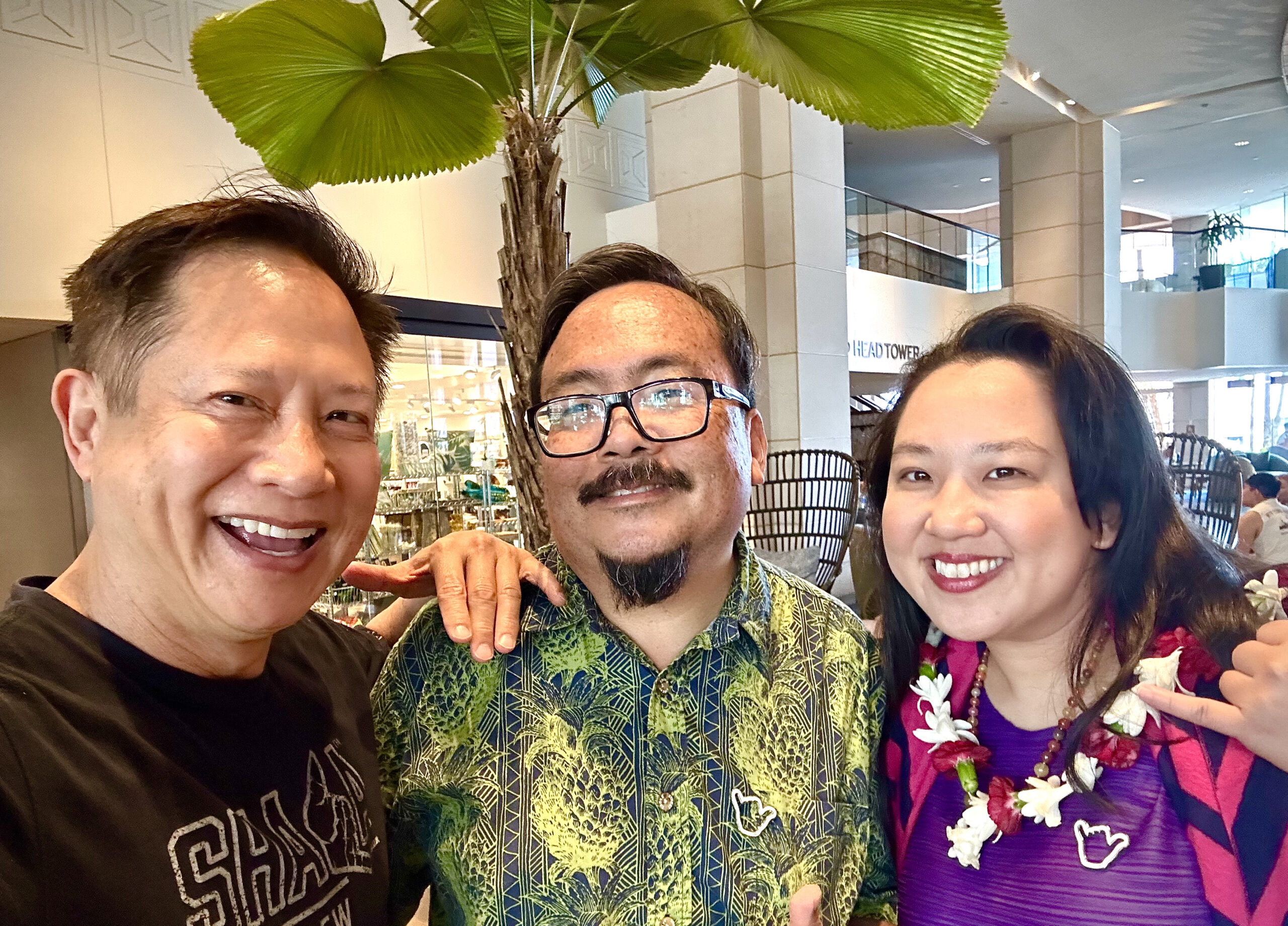 Steve Sue, Ryan Ozawa, Yiying Lu Shaka Emoji Team