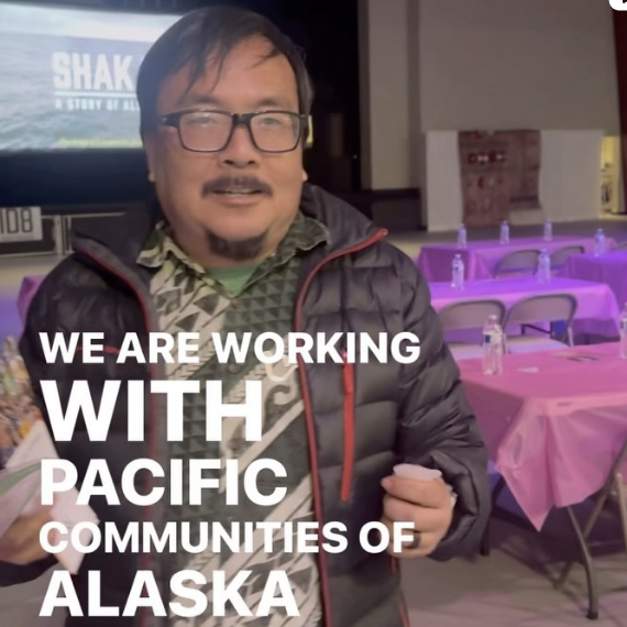 Sharing da Shaka in Anchorage