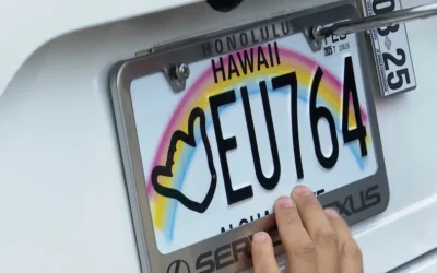 Shaka plates hit Hawaii roadways