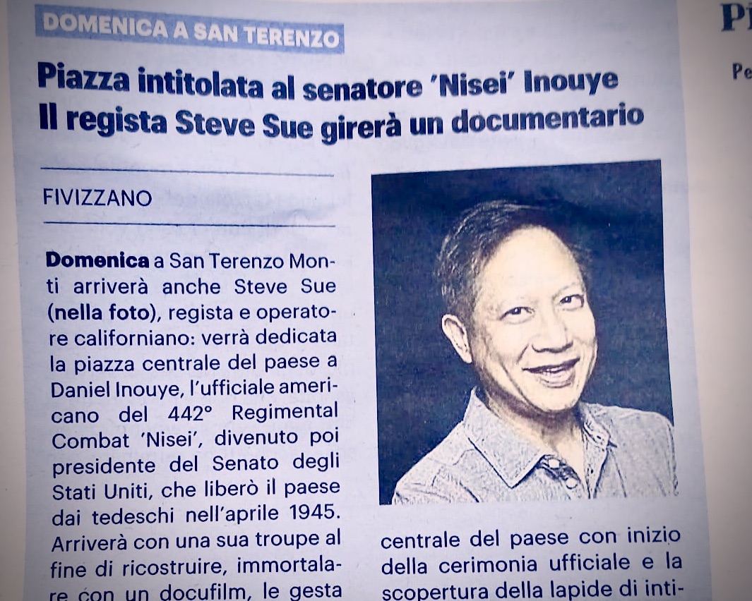81a880d8-9958-4c07-ad92-3489214ba8ca 2 Director Steve Sue in Italy to shoot The 100TH, Seeds of Aloha documentary