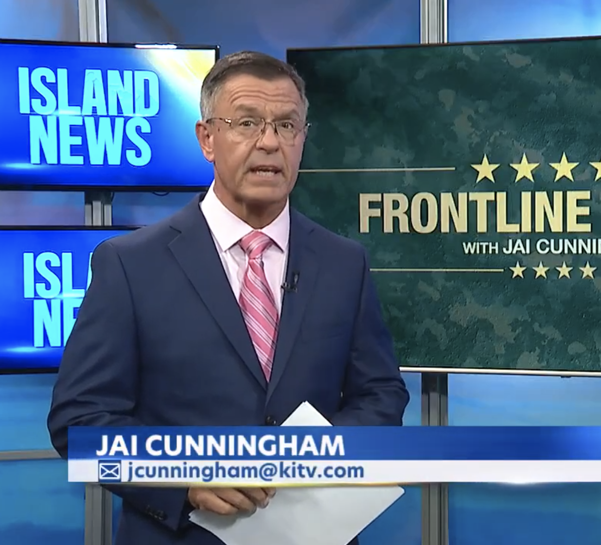 Jai Cunningham KITV4 Island News on THE 100TH