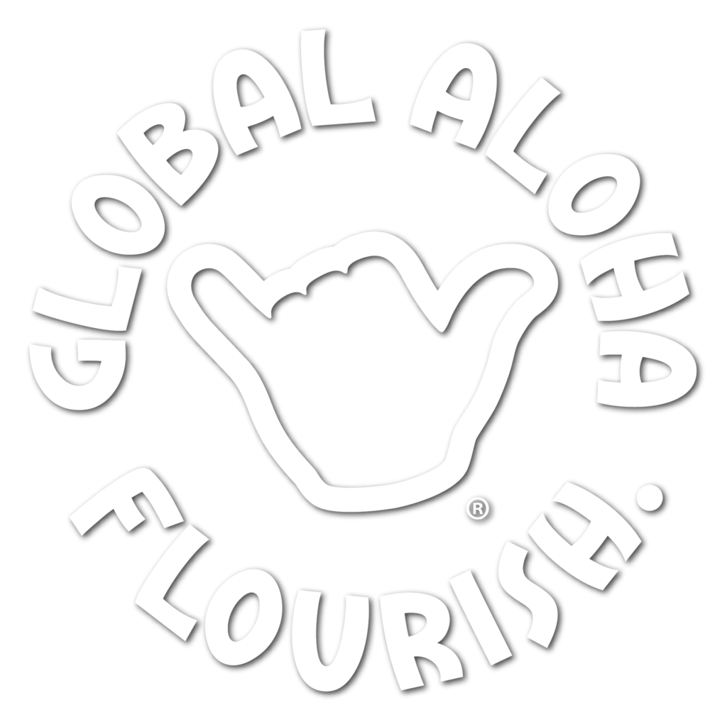 Global Aloha Circle Logo white