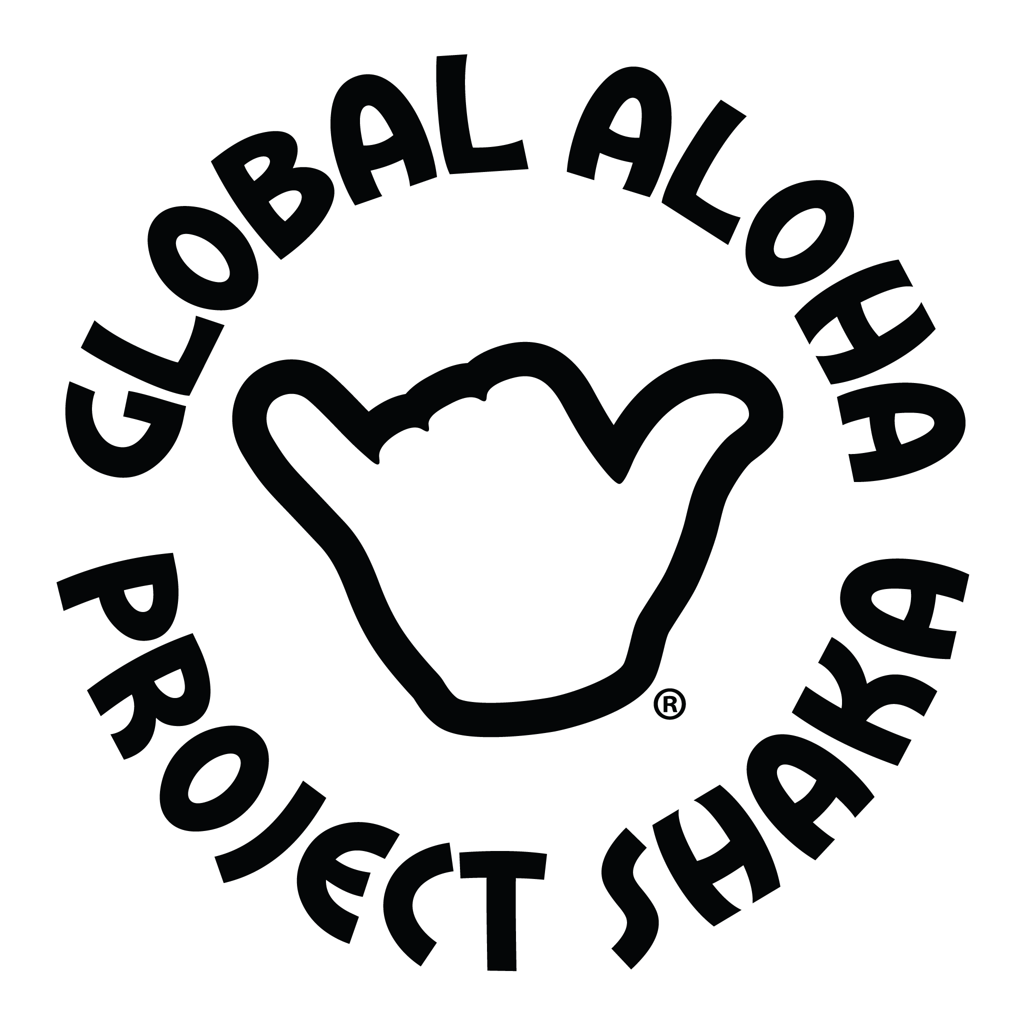 Global Aloha Logo PS black